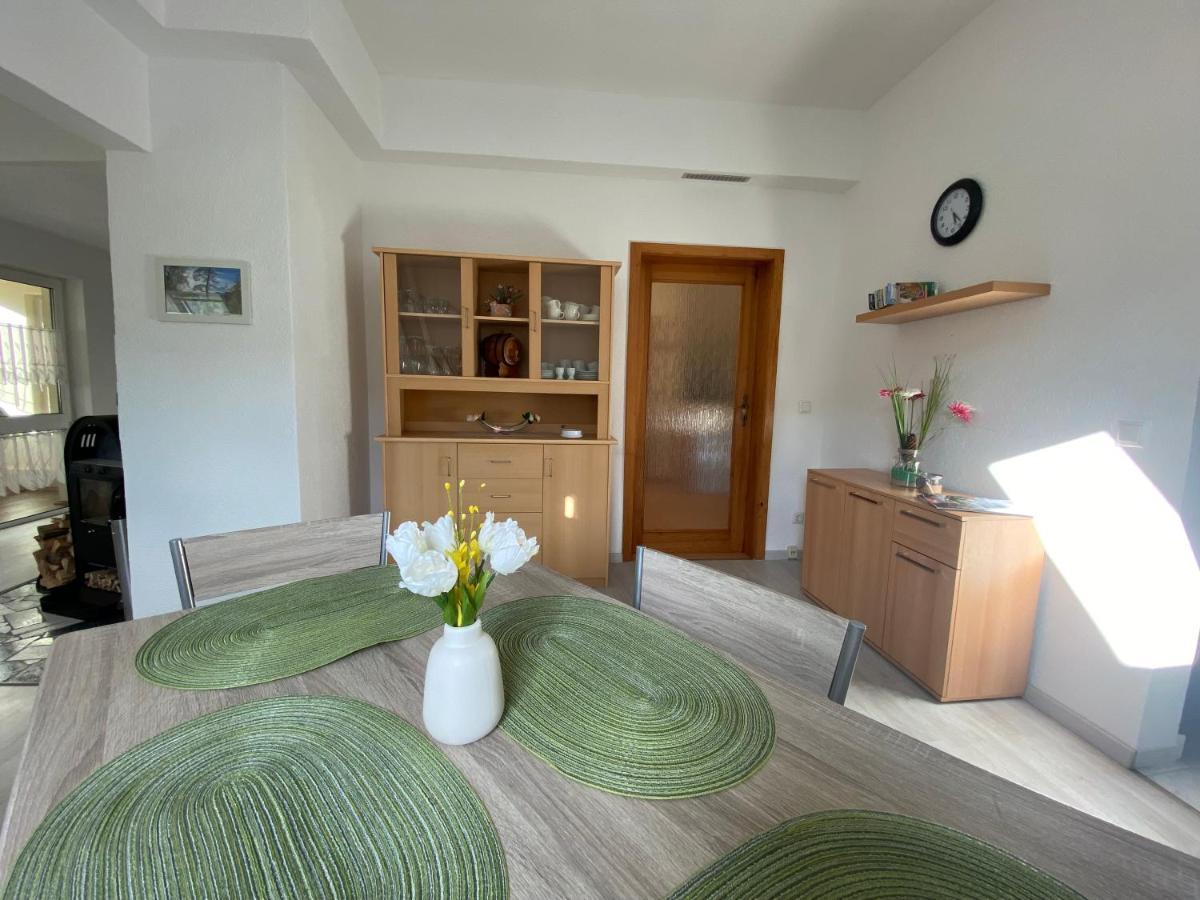 Waldblickwohnung Mit Schoener Terrasse Und Kamin Sebnitz Dış mekan fotoğraf