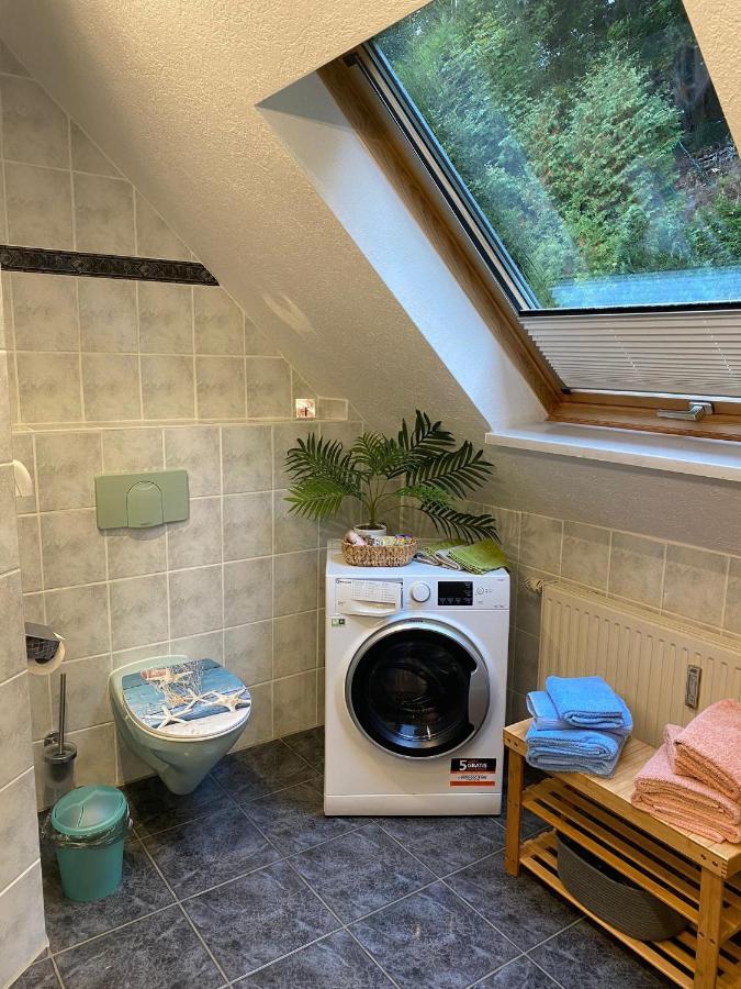 Waldblickwohnung Mit Schoener Terrasse Und Kamin Sebnitz Dış mekan fotoğraf