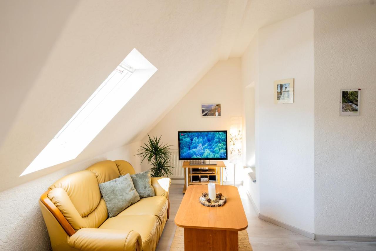 Waldblickwohnung Mit Schoener Terrasse Und Kamin Sebnitz Dış mekan fotoğraf