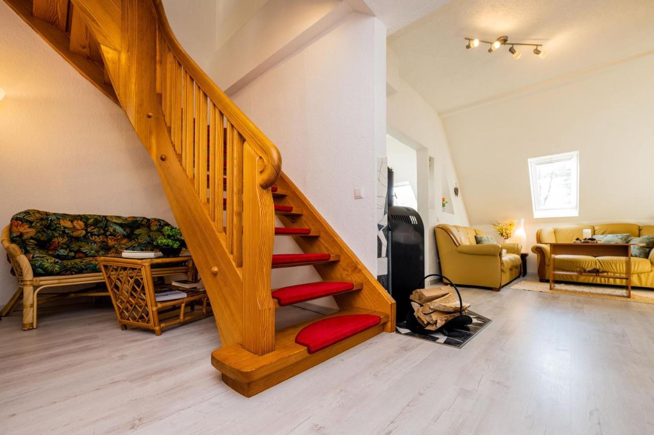 Waldblickwohnung Mit Schoener Terrasse Und Kamin Sebnitz Dış mekan fotoğraf