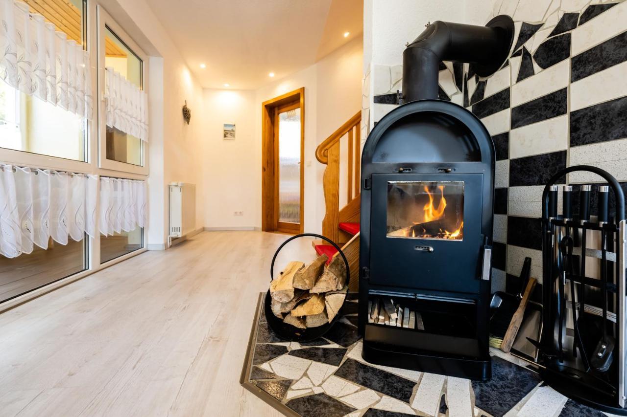 Waldblickwohnung Mit Schoener Terrasse Und Kamin Sebnitz Dış mekan fotoğraf