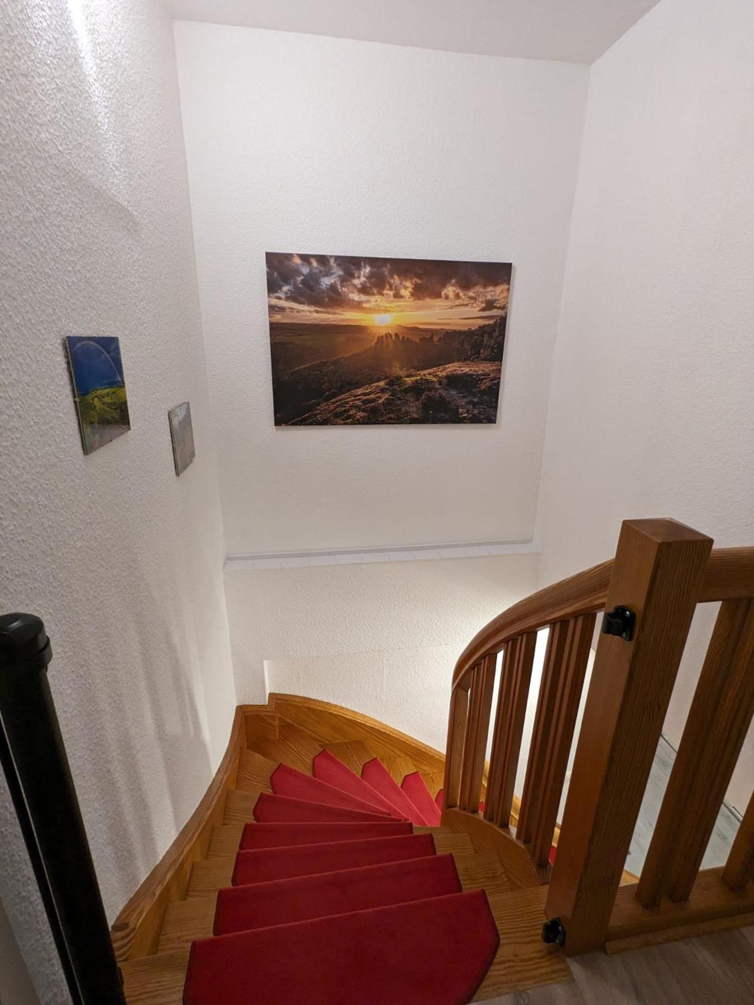 Waldblickwohnung Mit Schoener Terrasse Und Kamin Sebnitz Dış mekan fotoğraf